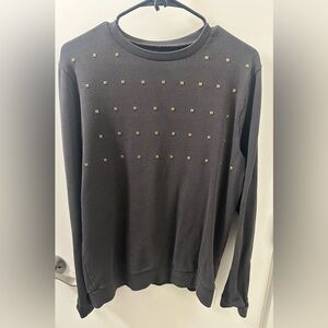 ASOS Charcoal Studded Sweatshirt